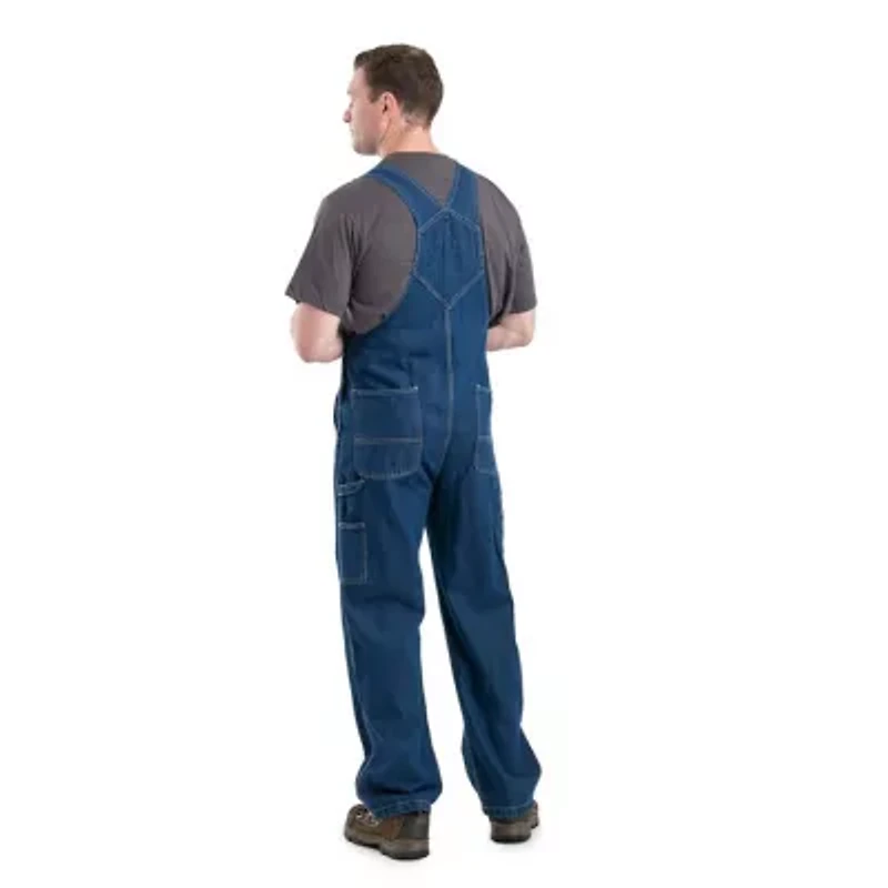 Berne Heritage Unlined Denim Bib Mens Workwear Overall