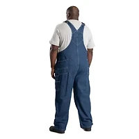 Berne Heritage Unlined Denim Bib Mens Big and Tall Workwear Overall