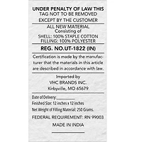 VHC Brands Ninepatch Star Square Throw Pillow