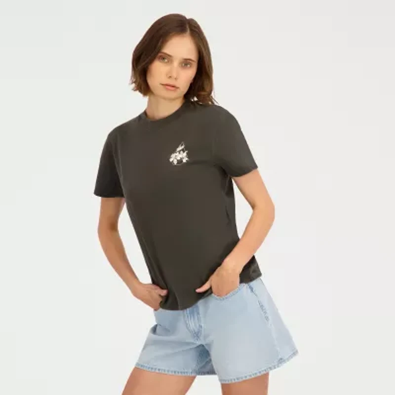 VOLCOM Womens Short Sleeve Regular Fit Graphic T-Shirt
