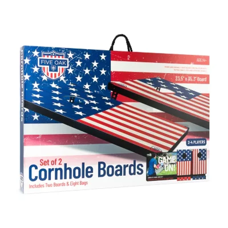 Five Oak Usa Rustic Americana 10-pc. Bean Bag Toss