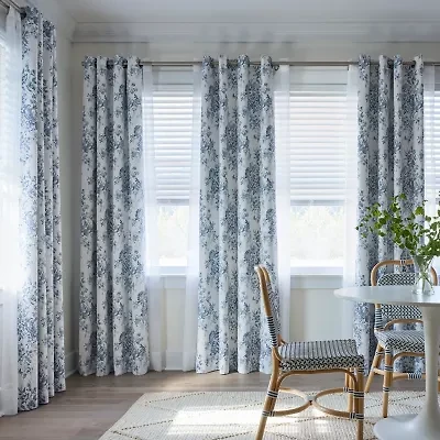 Linden Street Sullivan Printed Grommet Top Blackout Single Curtain Panel
