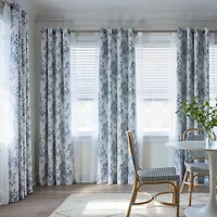 Linden Street Sullivan Printed Grommet Top Blackout Single Curtain Panel