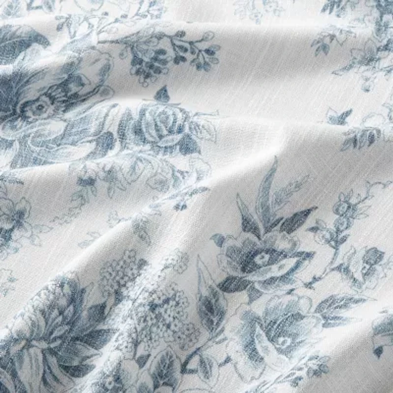 Linden Street Sullivan Printed Grommet Top Blackout Single Curtain Panel