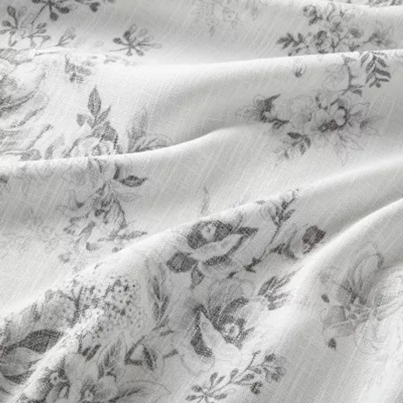 Linden Street Sullivan Printed Grommet Top Blackout Single Curtain Panel