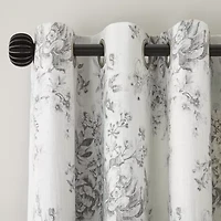 Linden Street Sullivan Printed Grommet Top Blackout Single Curtain Panel