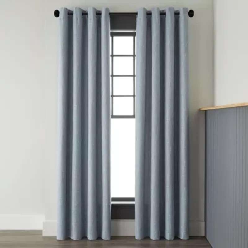 Linden Street Sullivan Grommet Top Blackout Single Curtain Panel