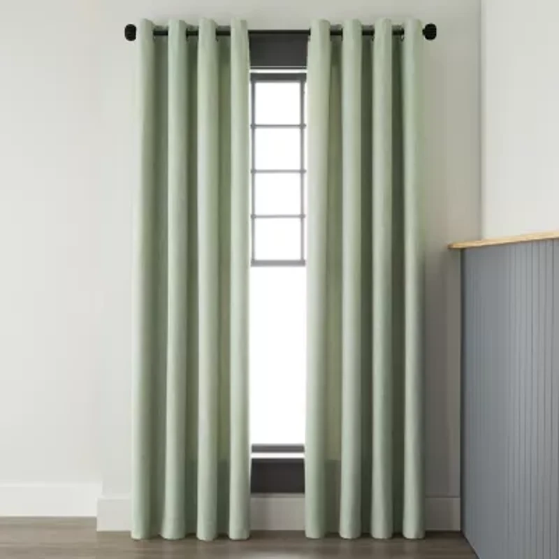 Linden Street Sullivan Grommet Top Blackout Single Curtain Panel