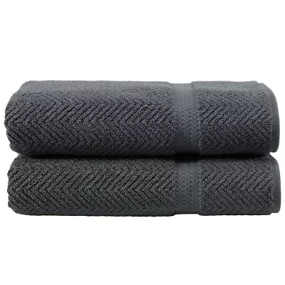 Linum Home Textiles Herringbone 2-pc Bath Towel Set