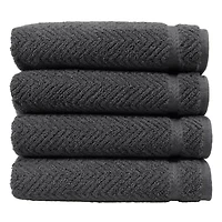 Linum Home Textiles Herringbone 4-pc. Hand Towel Set