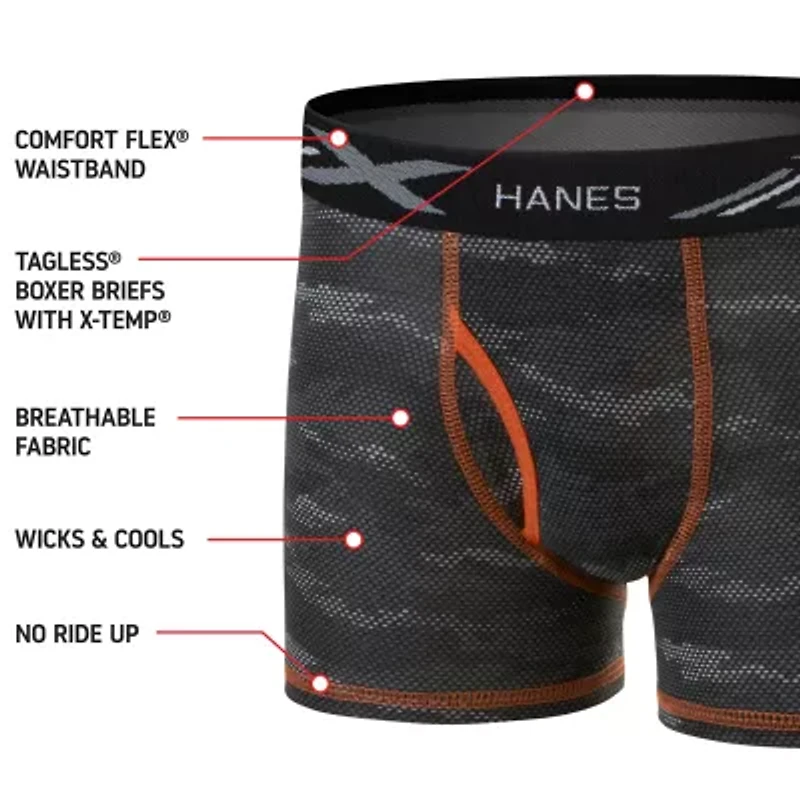 Hanes Little & Big Kid Boys 5 Pack Boxer Briefs Burxd5