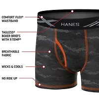Hanes Little & Big Kid Boys 5 Pack Boxer Briefs Burxd5