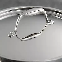 Tramontina Gourmet Tri-Ply Clad 18/10 Stainless Steel Induction-Ready Saucepan with Lid