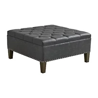 Madison Park Alica Tufted Square Cocktail Ottoman