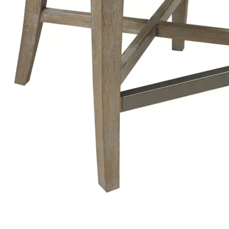 Madison Park Fillmore Counter Stool Counter Height Upholstered Swivel Bar Stool