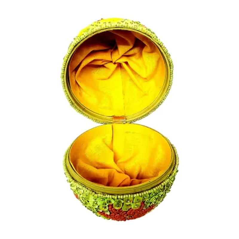 Kurt Adler 5" Decorative Egg Container Easter Tabletop Decor