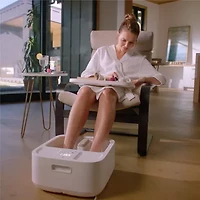 Sharper Image® Foot Bath, Heated Spa with Massage Rollers & LED Display