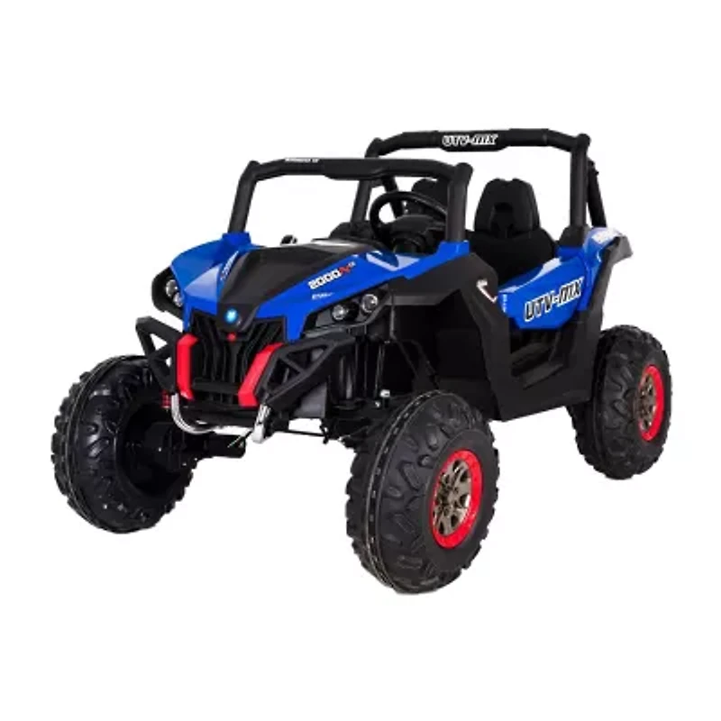 Mini Moto Utv 4x4 12v Blue (2.4ghz Rc) Ride-On Car