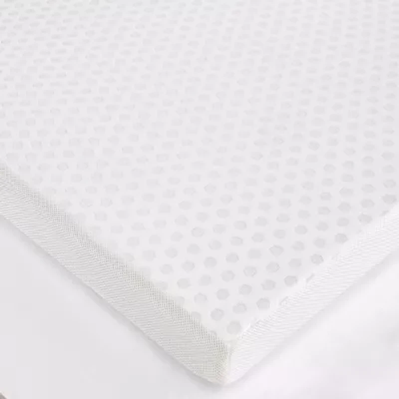 Sleep Philosophy Hypoallergenic 3" Cooling Gel Memory Foam Mattress Topper with Removable Cover