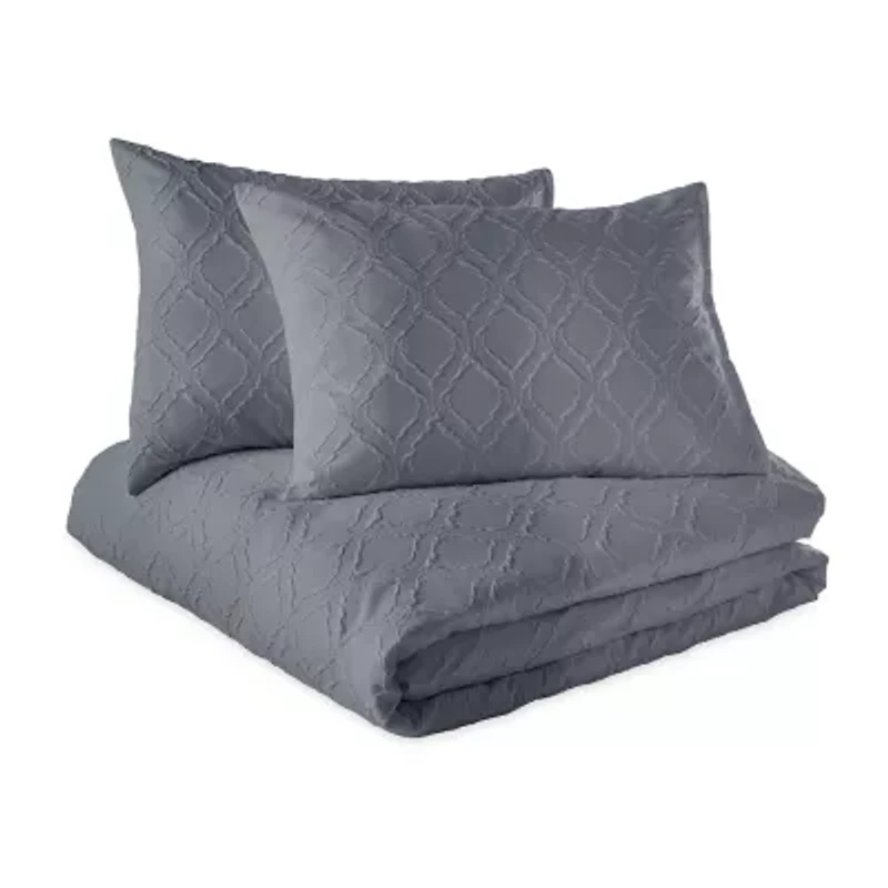 CHF Solid Ogee Midweight Comforter Set