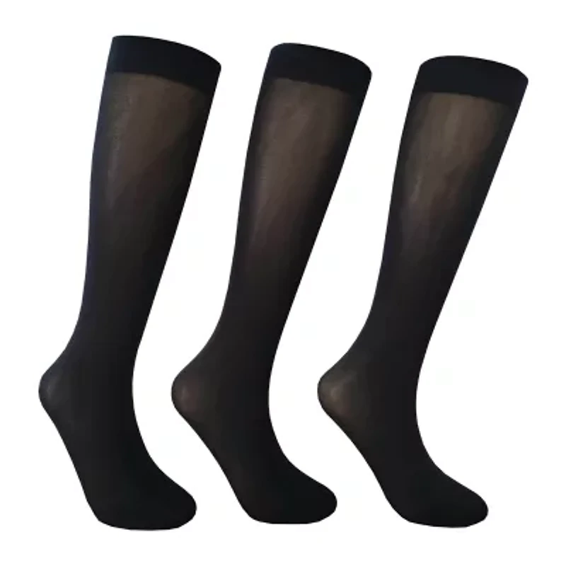 Mixit Womens 3 Pair Trouser Socks