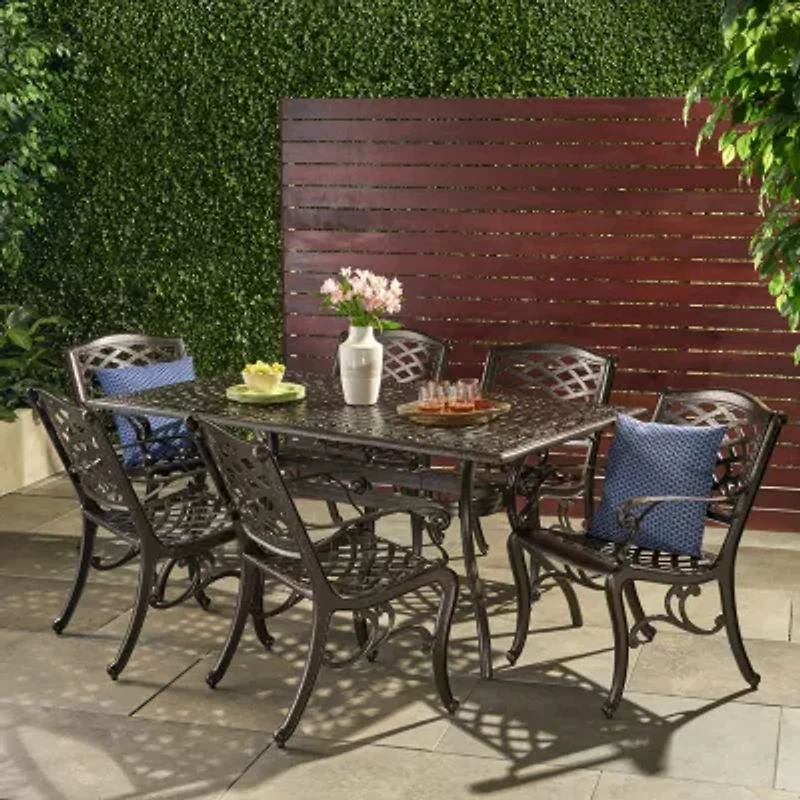Hallandale 7-pc. Rectangular Dining Set
