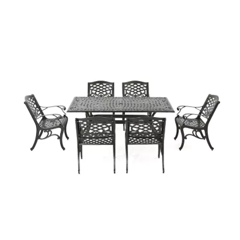 Hallandale 7-pc. Rectangular Dining Set