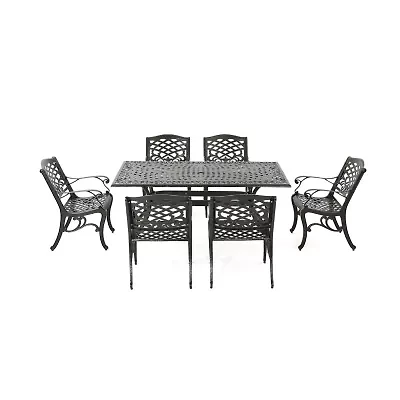 Hallandale 7-pc. Rectangular Dining Set