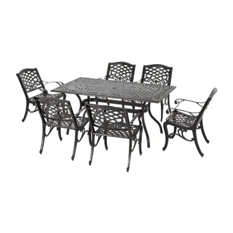 Hallandale 7-pc. Rectangular Dining Set