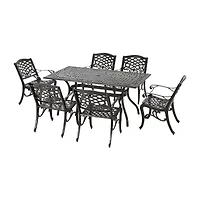 Hallandale 7-pc. Rectangular Dining Set