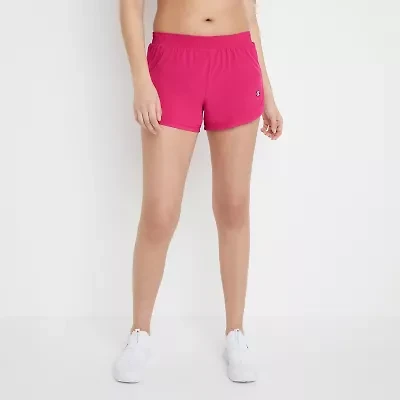 Champion Juniors Womens Mid Rise Moisture Wicking Workout Shorts