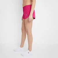 Champion Juniors Womens Mid Rise Moisture Wicking Workout Shorts