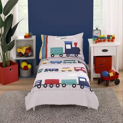 Nojo Train 4-pc. Toddler Bedding Set