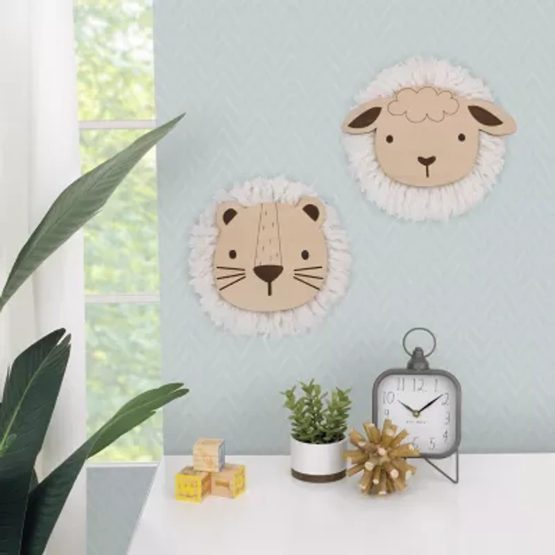 Nojo Lion Wood Wall Art