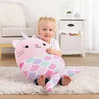 Nojo Unicorn Kitty Mermaid Throw Pillow