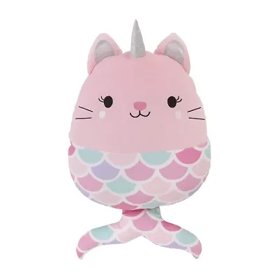 Nojo Unicorn Kitty Mermaid Throw Pillow