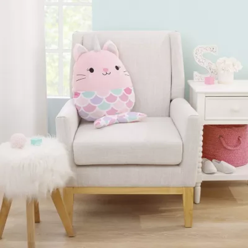 Nojo Unicorn Kitty Mermaid Throw Pillow