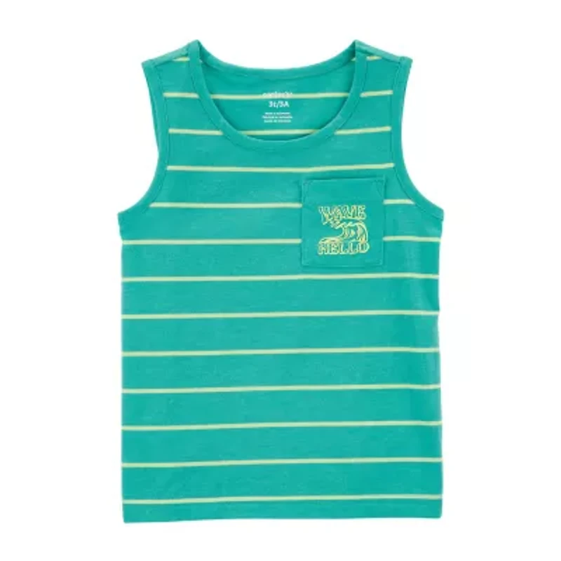 Carter's Toddler Boys Scoop Neck Sleeveless Tank Top