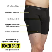 adidas Stretch Cotton Mens Big and Tall 3 Pack Boxer Briefs 5157981a