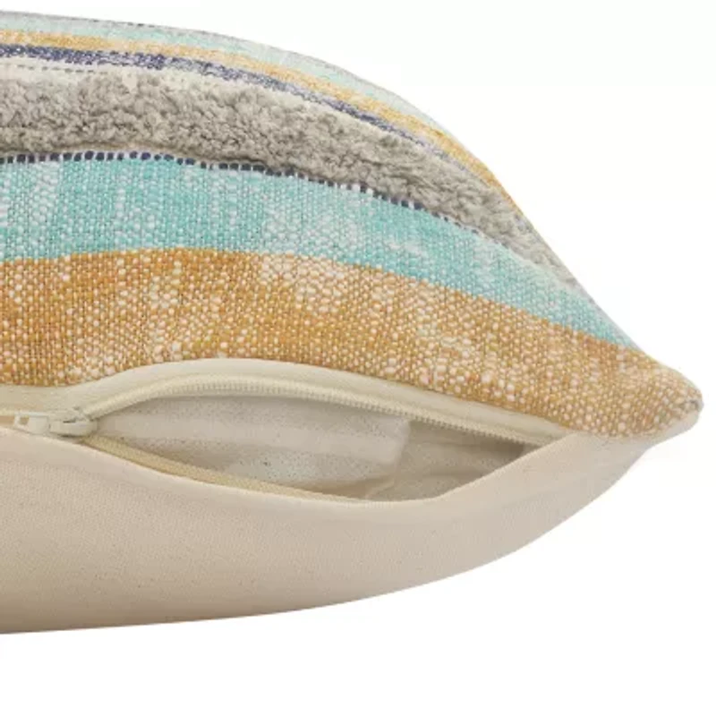 LR Home Erica Stripe Square Throw Pillow