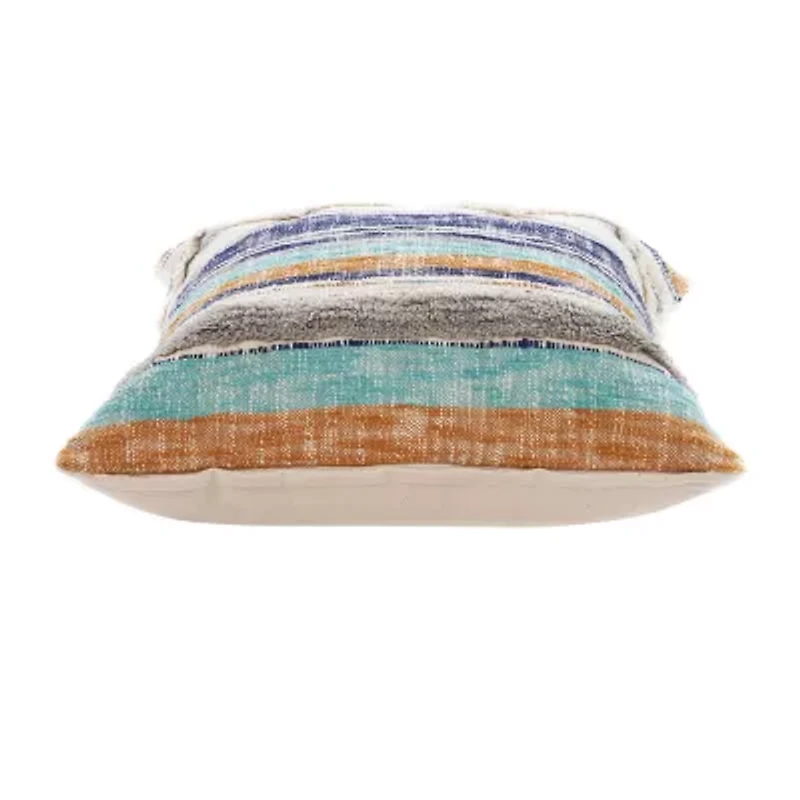 LR Home Erica Stripe Square Throw Pillow