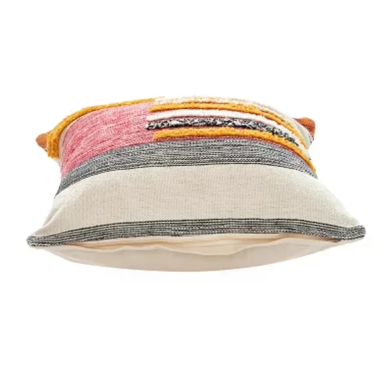 Lr Home Zimbu Stripe Square Throw Pillow