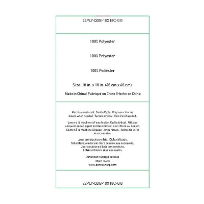 Your Lifestyle By Donna Sharp Great Outdoors Square Throw Pillow