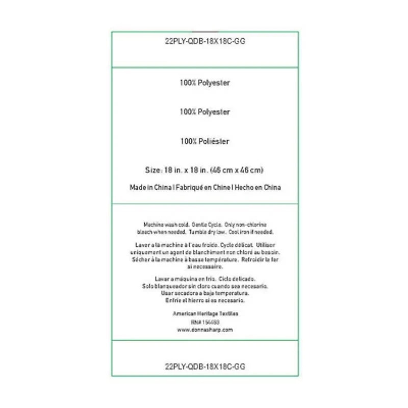 Donna Sharp Northern Lights Patch Square Throw Pillow