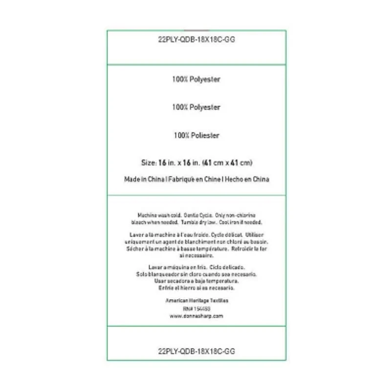 Your Lifestyle By Donna Sharp Cedar Lodge Hidden Paradise Square Throw Pillow