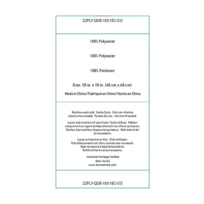 Your Lifestyle By Donna Sharp Forest Weave Camping Square Throw Pillow