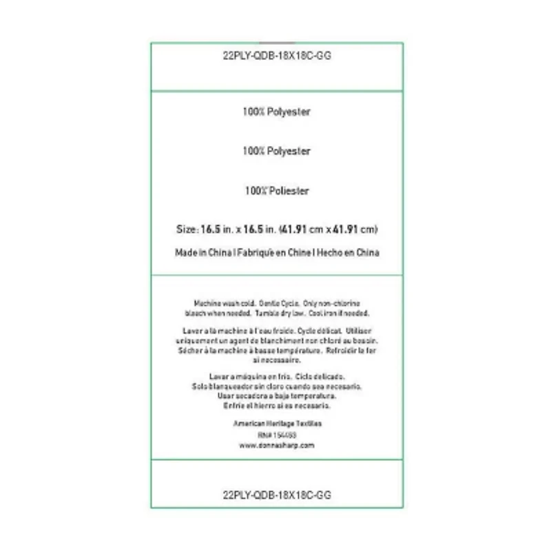 Your Lifestyle By Donna Sharp Cali Diamond Square Throw Pillow