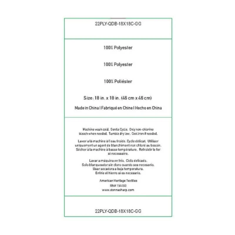 Donna Sharp Mojave Red Mandala Square Throw Pillow