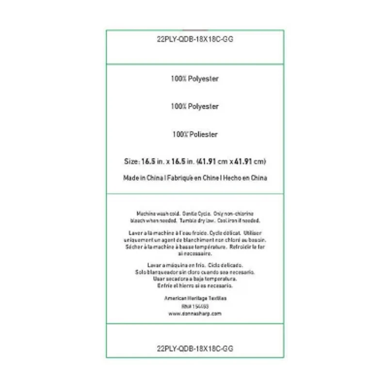 Donna Sharp Sweet Melon Diamond Square Throw Pillow