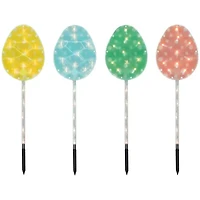 Northlight Pastel Egg Clear 4-pc. Pathway Light